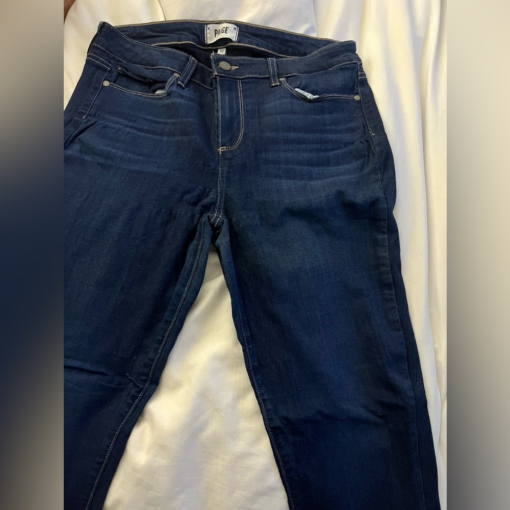 Navy Blue Paige Jeans